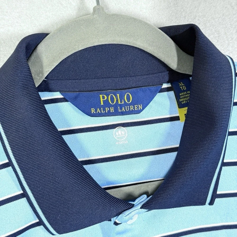 Polo Ralph Lauren Polo Shirt Men XL US Open 121st Torrey Pines Logo Golf Wicking